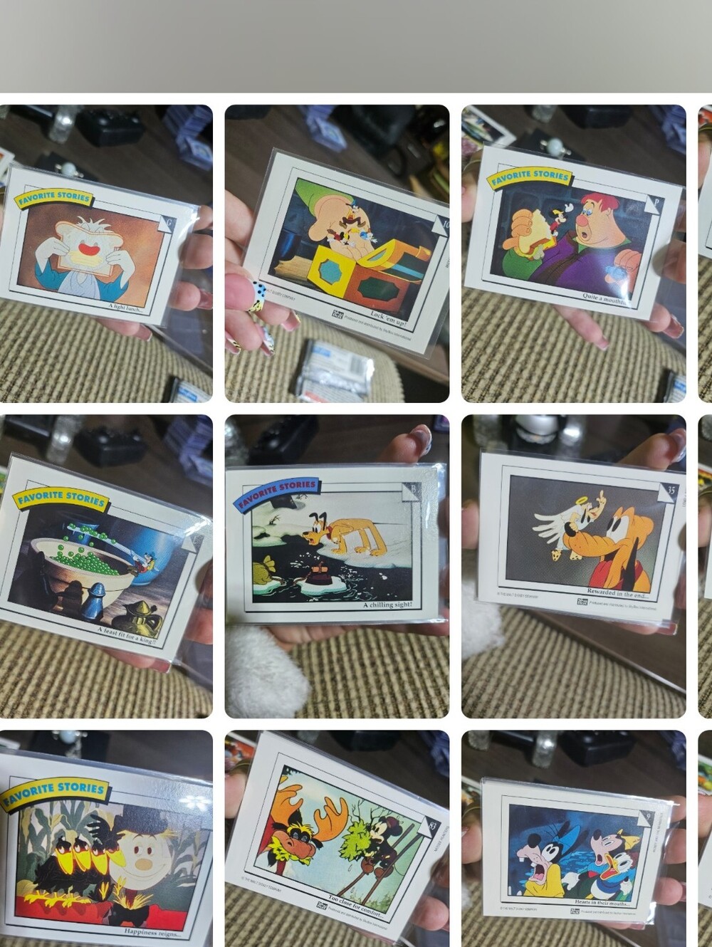 6 DB Sided 1992 SkyBox Disney Collector Cards Series 2